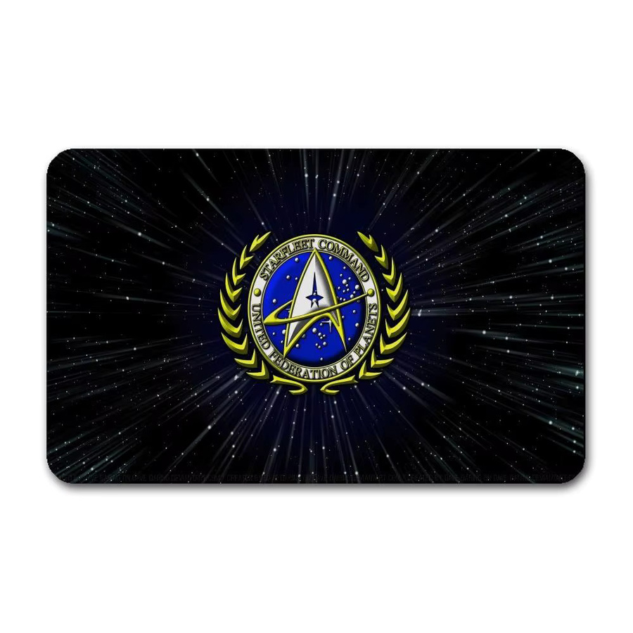 S-Star T-Trek Fußmatte, waschbar und rutschfest für Wohnzimmer, Küche oder Eingangsbereich - Bild 6