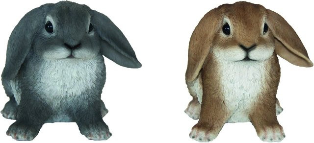 Deko-Figur Zwergkaninchen von Sunny Garden aus Polyresin, Höhe: 17 cm - Bild 1