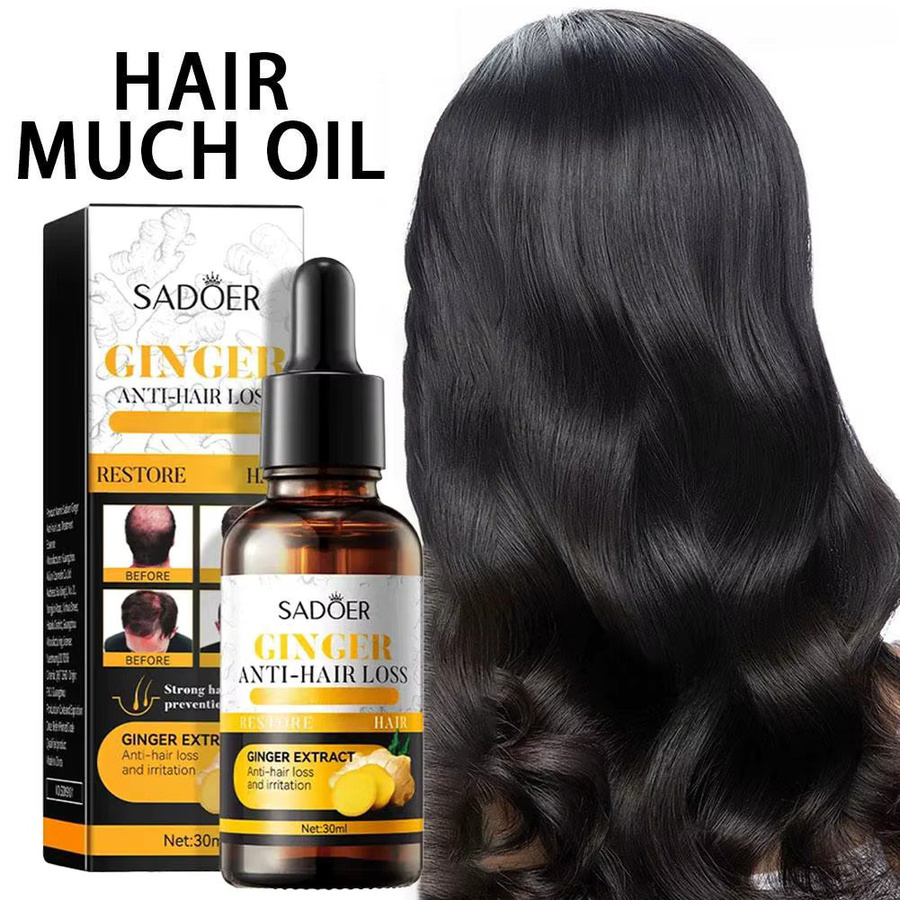 SADOER Haaröl mit Schwarzem Sesam, Ingwer und Biotin, für trockenes Haar - Bild 6