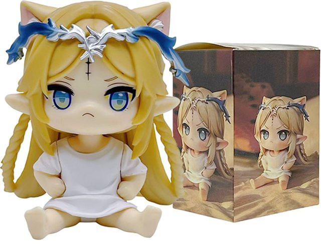 Bandai Cartethyia Katzenohren-Figur, Sitzende Q-Version Modell-Statue, Kunststoff, Bunt / Mehrfarbig - Bild 1