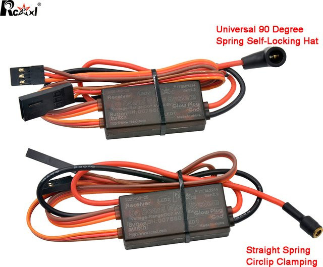 RCEXL Universal On Board Glow System Methanol Motorzündung, mit LED-Anzeige - Bild 1