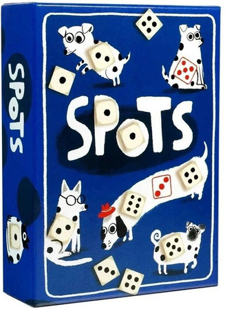 Lemo Nade Spots, Würfelspiel, Brettspiel, blau, englisch