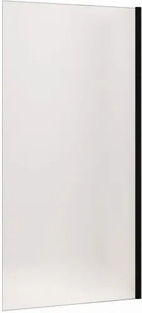 Duschparadies Walk-in Duschwand aus Glas mit Nano-Beschichtung und Schwarzrahmen, B/H: 100 x 200 cm, Frosted-Effekt - Bild 1