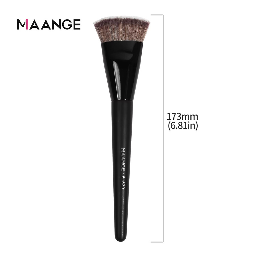 Maange Foundation Brush, Flach, Round Tube, mit Box - Bild 5