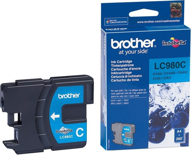 Brother Tintenpatrone LC-980C Cyan für Inkjet-Drucker - Bild 3