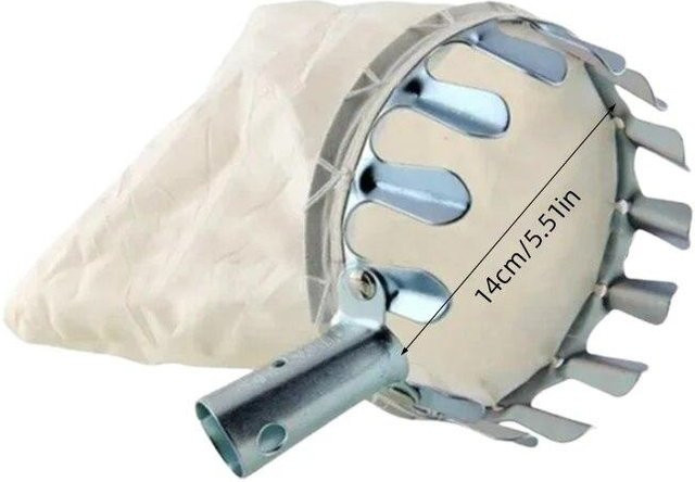 Happypilot Metall Pflücker für Landwirtschaft und Garten, Tragbares Gartenwerkzeug aus Eisen, Höhe: 14 cm - Bild 1