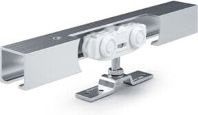 GEZE Schiebesystem Rollan 40 NT Komplettset für Holzflügel bis 40 kg, Silber - Bild 1