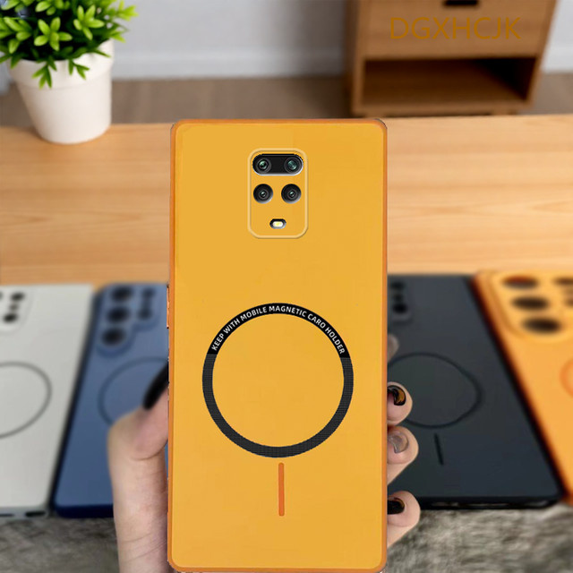 Stoßfeste magnetische Silikon-Schutzhülle für Xiaomi Redmi Note 9S, Redmi Note 9 Pro und Redmi Note 9 Pro Max in Multicolor - Bild 1