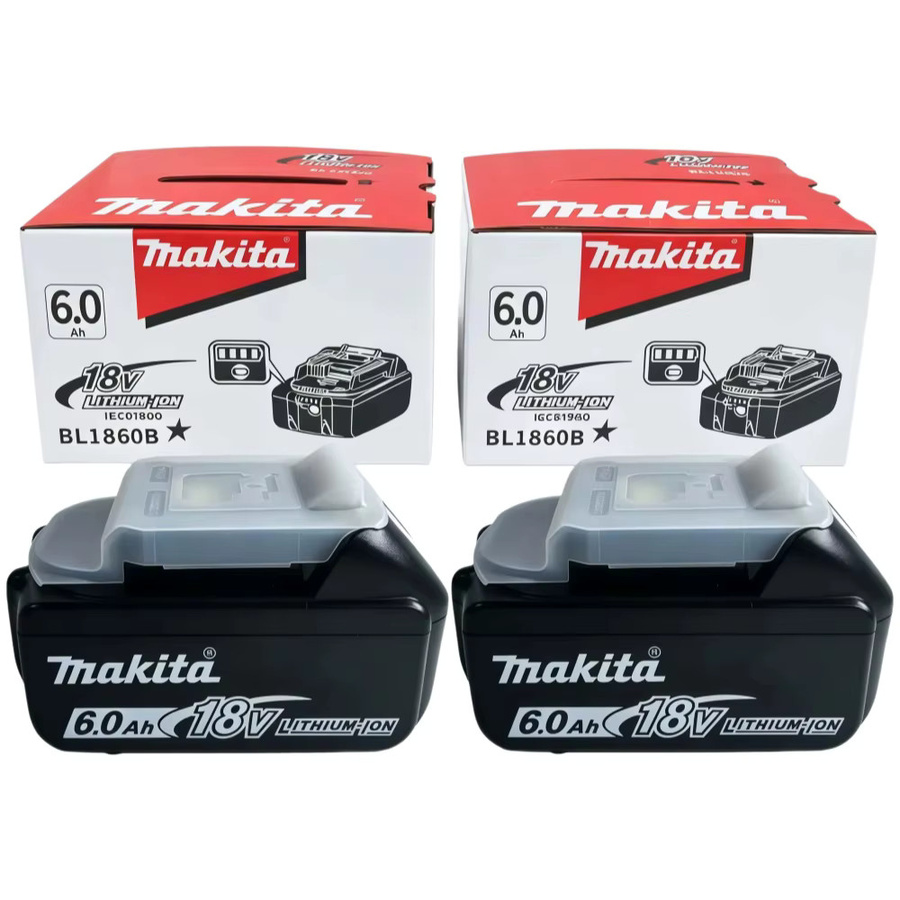 Makita 18V Lithium-Ionen Akku BL1860B mit 6Ah in Schwarz für LXT Elektrowerkzeuge - Bild 5
