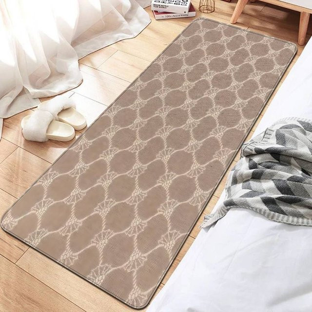 Joop Badematte mit nordischem Design in Beige, B/B: 100 x 150 cm - Bild 1