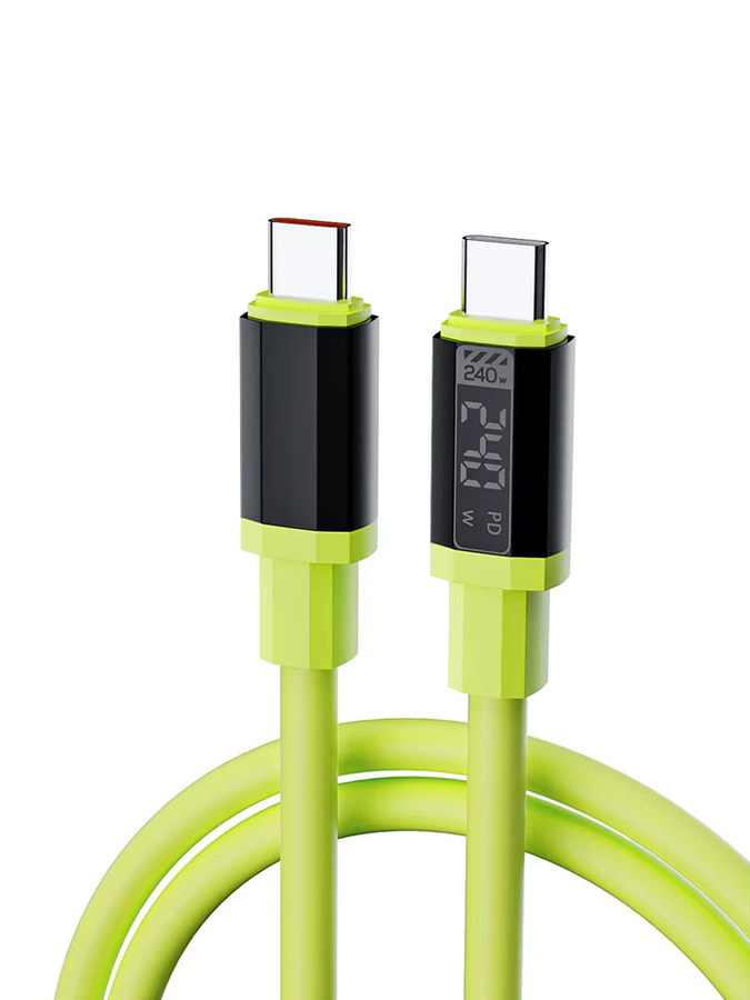 NNBILI USB-C auf USB-C PD Schnellladekabel 240W in Grün - Bild 5