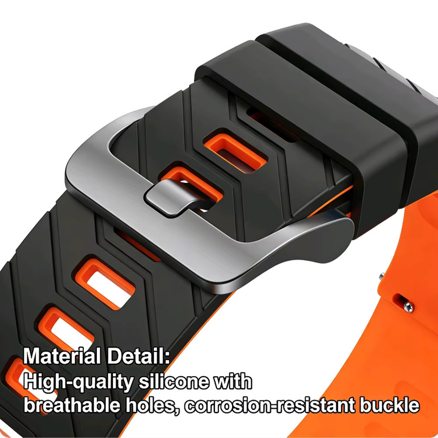 Xiaomi Uhrenarmband Silikon, 22 mm, Schwarz - Bild 2