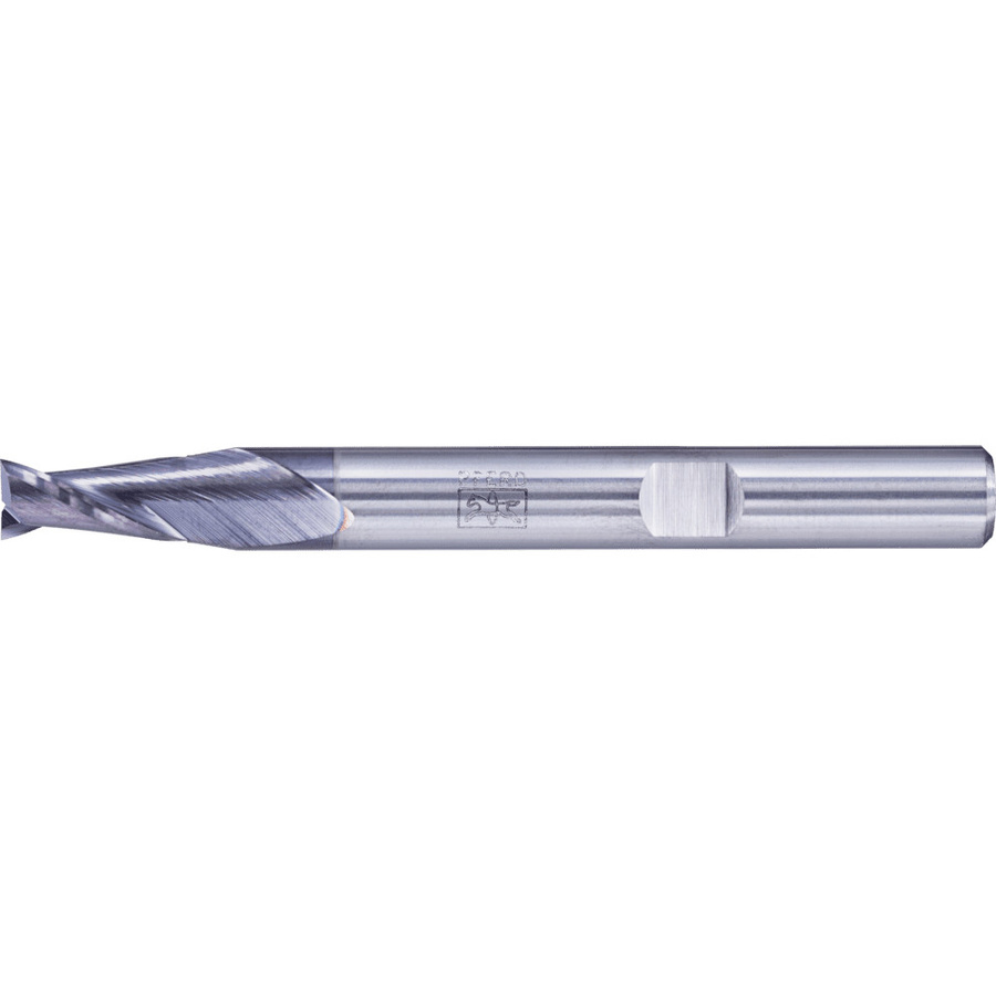 PFERD Universal Line VHM Eckfräser lang 2 Schneiden Ø 5 mm TiAlN Beschichtung Farbe Silber - Bild 1