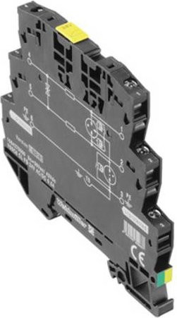 Weidmüller VSSC6 CLFG24VAC/DC0.5A Überspannungsschutz-Ableiter, 10er Set, Schwarz - Bild 1