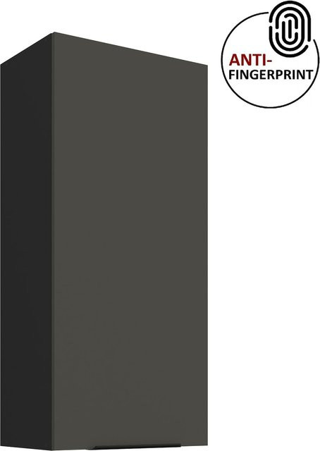 ARIA Hängeschrank Küchenzeile Graphite Matt mit Einlegeböden, H x B x T: 50 x 90 x 0 cm - Bild 1