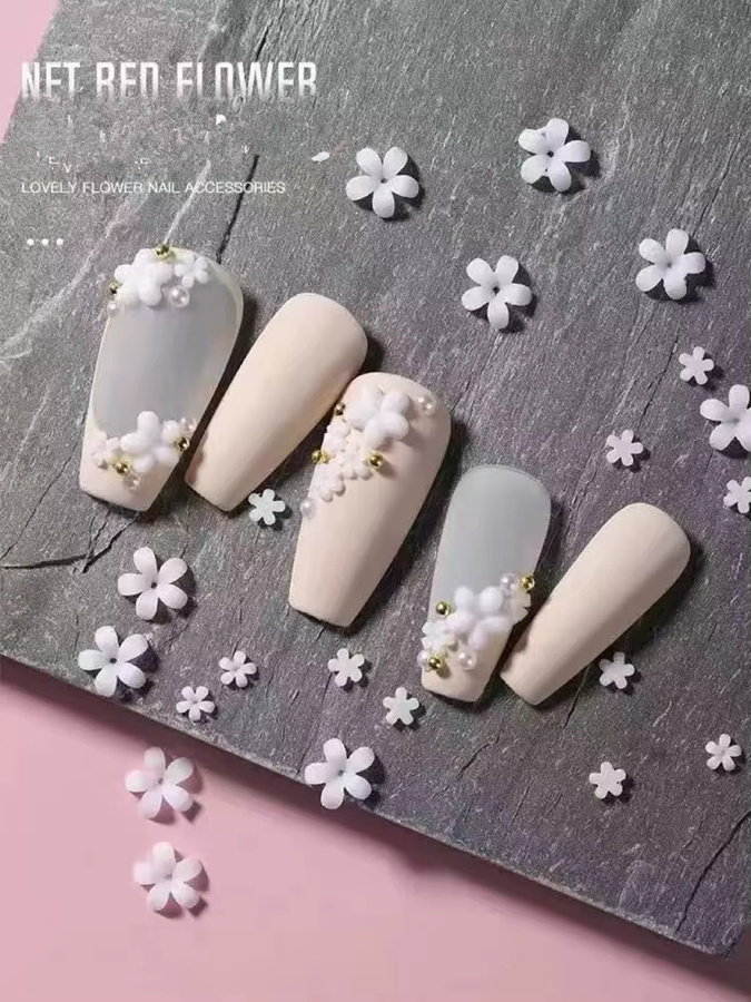 Original Yourself Nail Art Mini-Blumenperlen, glänzend, 3 mm und 6 mm - Bild 4