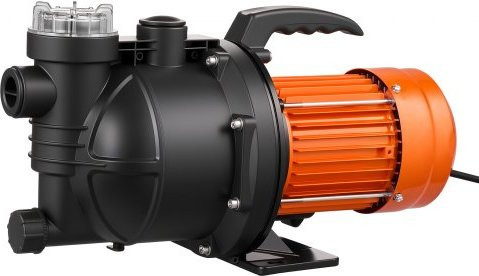 VEVOR Gartenpumpe aus Kunststoff in Schwarz mit 1300 W, 4800 l/h Fördermenge und 48 m Förderhöhe - Bild 1