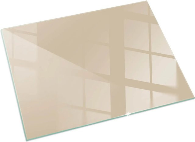 Tulup Glasplatte für Kamin und Ofen in Gelb, B/T: 60 x 40 cm - Bild 1