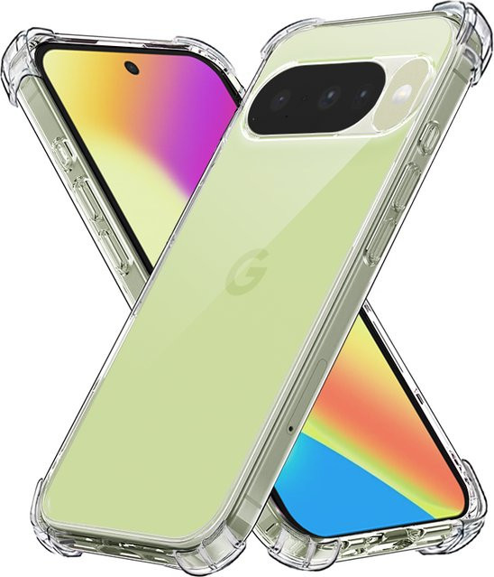 Stoßfeste und transparente Bumper-Telefonhülle für Google Pixel 10, 9, 8, 7, 6, 5, 4 (XL, 4G, 5G) sowie 9A, 8A, 7A, 6A, 5A, 4A - Bild 1