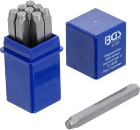 BGS Einschlagzahlen 2 mm aus Stahl 3031 - Bild 1