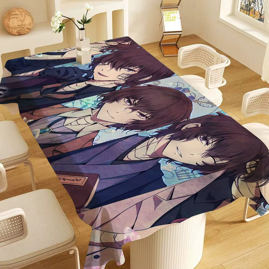 Bungo Stray Dogs Tischdecke wasserdicht und schmutzabweisend B/B/H: 90 x 140 cm - Bild 6
