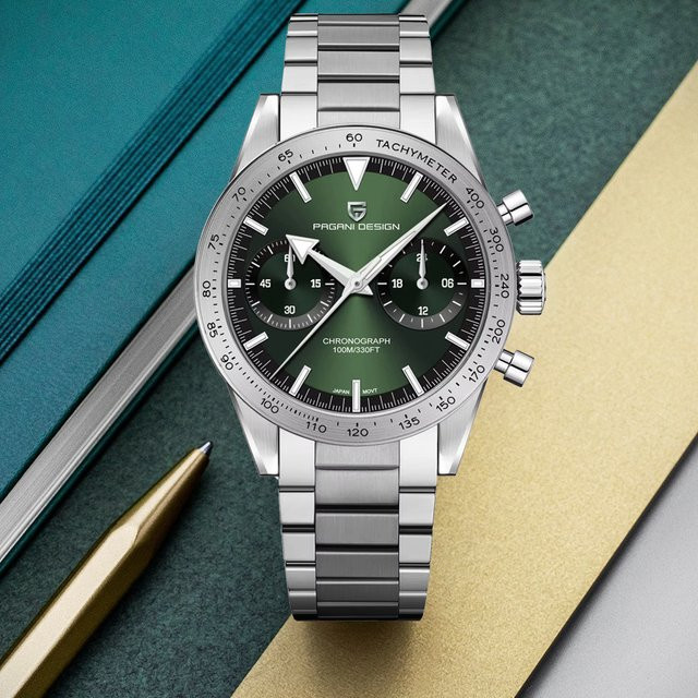 PAGANI DESIGN Chronograph, Herren, Grün - Bild 1