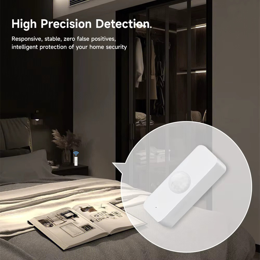 Tuya Smart Home PIR-Bewegungssensor WiFi Infrarot-Körperdetektor in Weiß, kompatibel mit Alexa und Google Home via Smart Life App - Bild 4