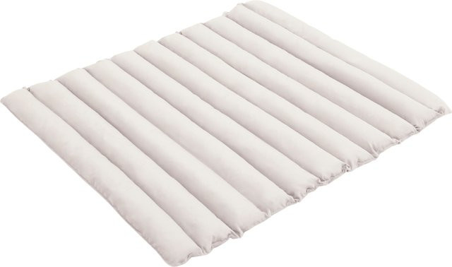 HAY Palissade Soft Quilted Kissen für Dining Bench, Weiß, rechteckig - Bild 1