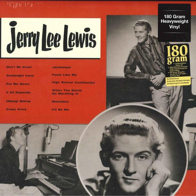 Jerry Lee Lewis LP Schallplatte DOS612H DOL 2015 Rock in Rot - Bild 1