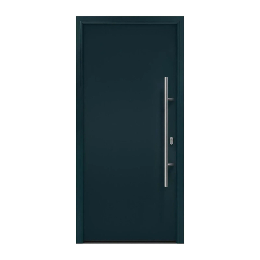 EcoStar Haustür Isopro IP 010 Anthrazitgrau B: 110 cm, H: 210 cm, DIN Rechts - Bild 2
