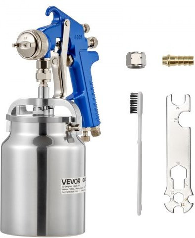 VEVOR Siphon-Lackierpistole mit 1,8 mm Düse und 1000 ccm Behälter für Auto, Möbel und Wandanstrich - Bild 1