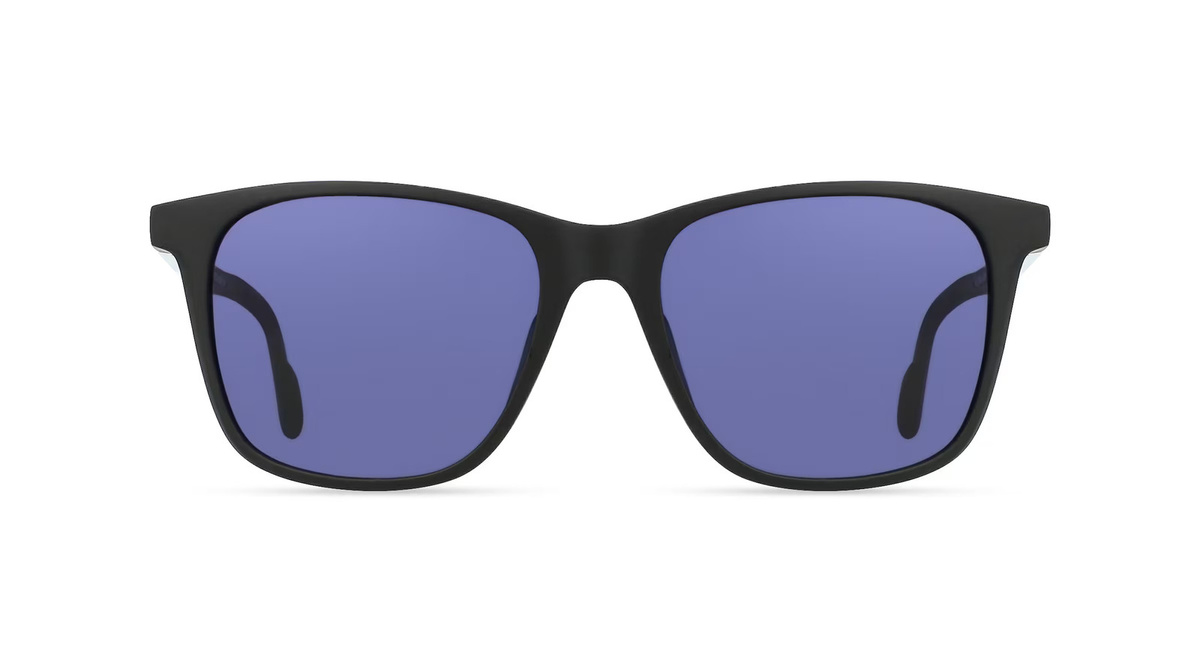 adidas SP0051 Sonnenbrille, Vollrand, quadratisch, Kunststoff, Unisex, schwarz, grau - Bild 1