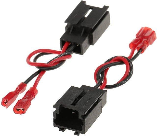 Perfeclan Audio-Lautsprecherkabel-System, 2-poliges Stecker-Anschlusskabel für Peugeot und Citroen, Schwarz - Bild 1