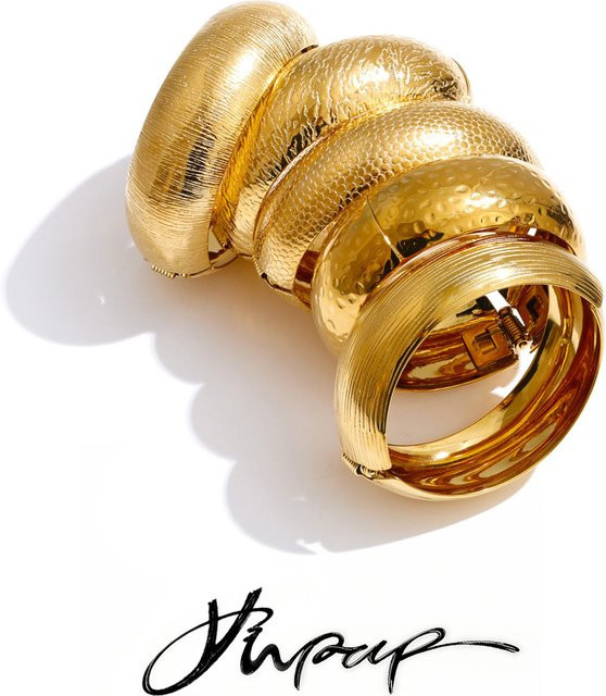 Yhpup Armband, Edelstahl, Gold, Unisex - Bild 1