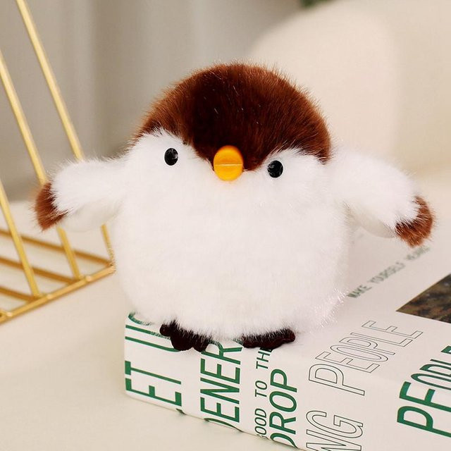Yiran toy Schlüsselanhänger, Vogel Plüsch, Bunt, 11 cm, Unisex - Bild 1