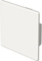 OBO Bettermann Endstück für Wand-Decken-Kanäle HE60060RW, Farbe: Weiß, B/H: 60 x 60 mm - Bild 1