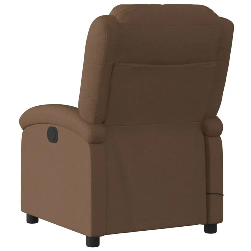 Vidaxl Elektrischer Massagesessel als Relaxsessel aus Stoff in Braun - Bild 5