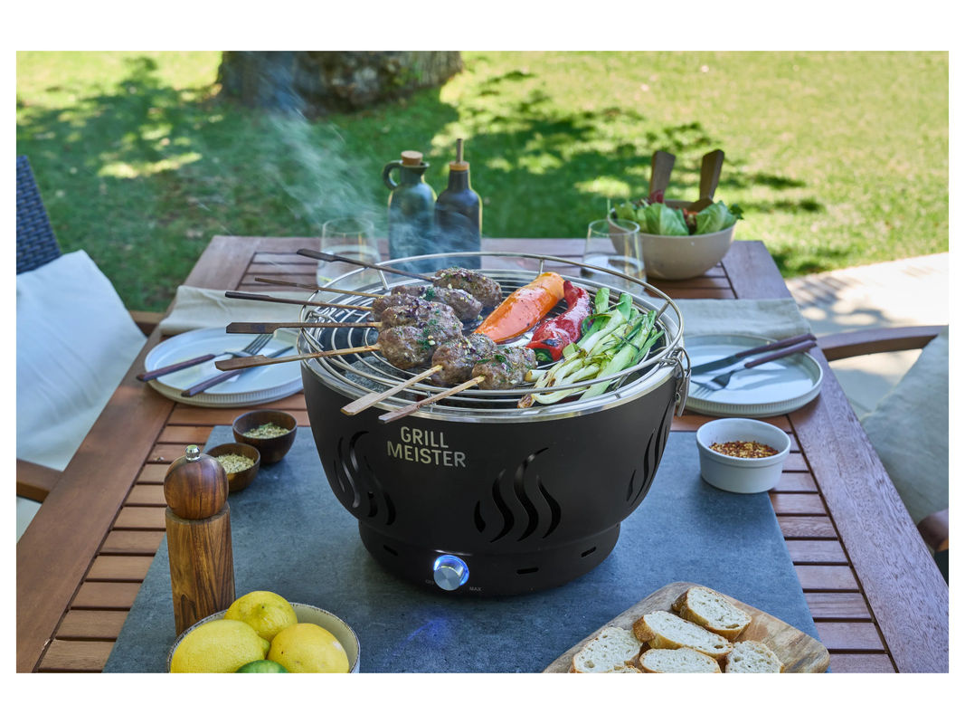 GRILLMEISTER Holzkohlegrill GAG 34 D1 mit Aktivbelüftung - Bild 2