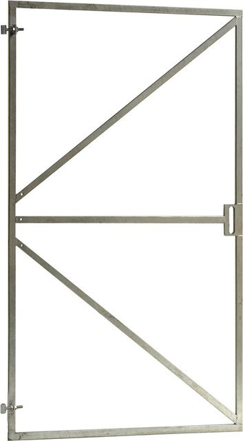 Einstellbarer Gartentor Torrahmen mit Schloßkasten B: 100 cm, H: 155 cm - Bild 1