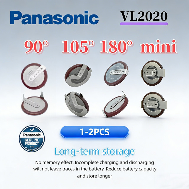 Panasonic VL2020 Lithium-Knopfzelle Silber für BMW Autoschlüssel - Bild 1