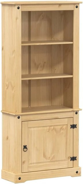 vidaXL Highboard Corona aus Massivholz Kiefer in Beige, B/T/H: 74 x 38 x 170 cm - Bild 1