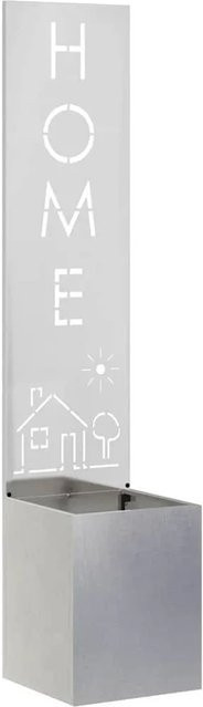 vidaXL Garten Sichtschutz-Leinwand Silber aus Edelstahl B/T/H: 32 x 32 x 150 cm - Bild 1