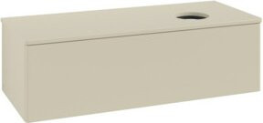 V&B Waschtischunterschrank Antao mit Beleuchtung, Farbe Lacquered Silbergrau, B/T/H: 120 x 50 x 36 cm - Bild 1