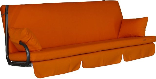 Angerer Hollywoodschaukel Auflage Element Detroit in Orange mit waschbarem Bezug - Bild 1