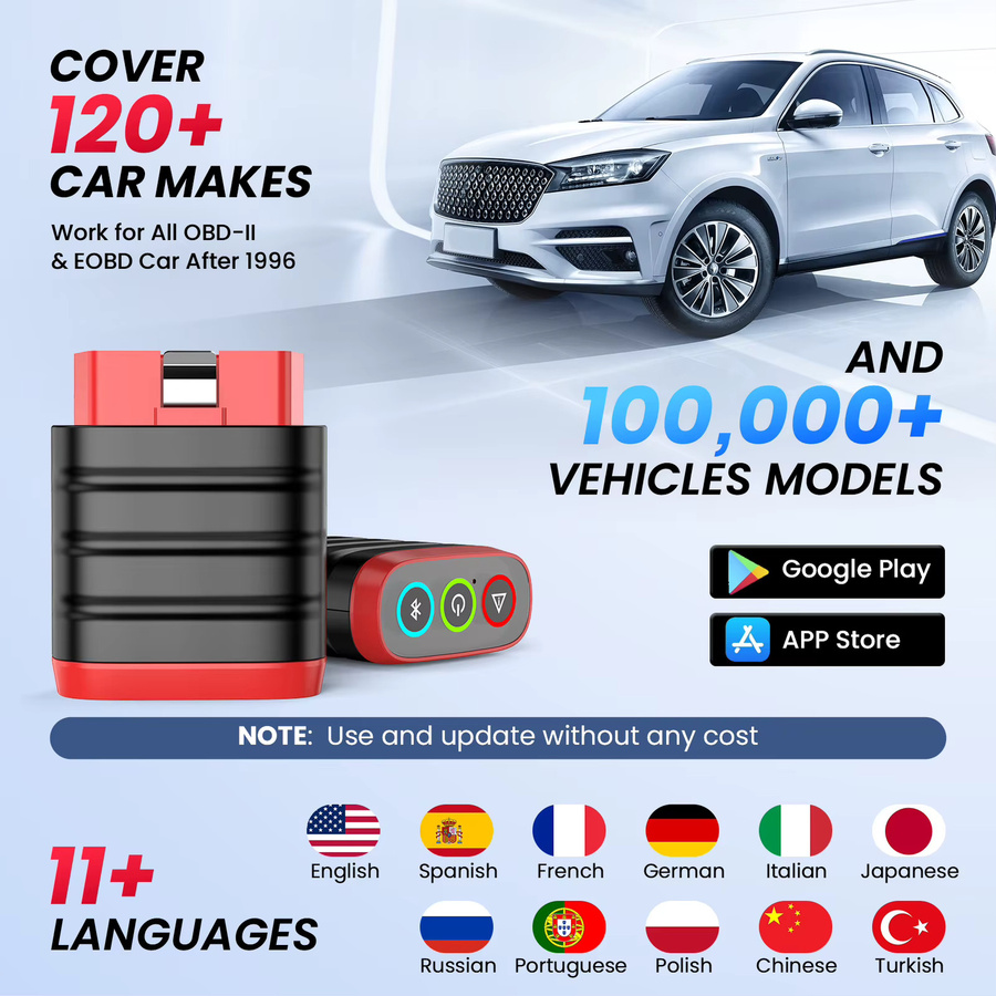 THINKCAR THINKDIAG MINI OBD2-Scanner Diagnosetool OE Komplettsystem Autoscanner für iOS und Android mit Fehlercodeleser - Bild 5