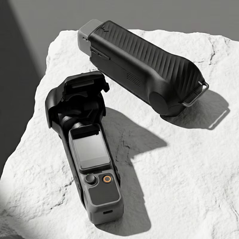 Harte Schutzhülle für DJI Osmo Pocket 4 in Schwarz für Kamera- und Displayschutz - Bild 5