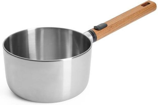 Stieltopf Woll Logic Steel aus Edelstahl in Silber mit abnehmbarem Griff, Durchmesser: 18 cm - Bild 1