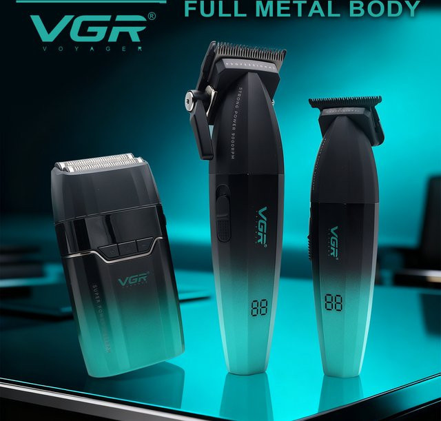 VGR Haarschneidemaschinen-Set, Gold, Unisex - Bild 1
