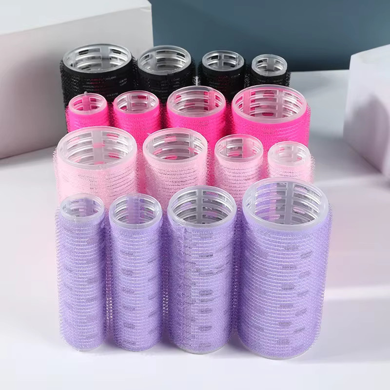 Selbstklebendes Curling-Röhrchen, Rosa, Kinder, Haarroller - Bild 3