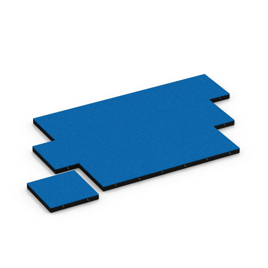 WARCO Fallschutzplatte Himmelblau B/T/H: 50 x 50 x 6 cm - Bild 2